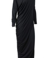 photo Fashion Back Split Maxi Dress by OASAP, color Black - Image 2