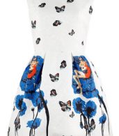 photo Fashion Butterfly Print A-line Dress by OASAP, color Multi - Image 1