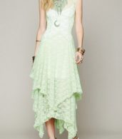 photo Fashion Crochet Lace Asymmetrical Dress by OASAP - Image 3