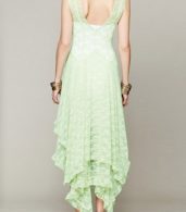 photo Fashion Crochet Lace Asymmetrical Dress by OASAP - Image 4