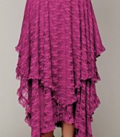 photo Fashion Crochet Lace Asymmetrical Dress by OASAP - Image 7