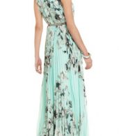 photo Fashion Floral Printed Pleated Maxi Dress by OASAP - Image 2