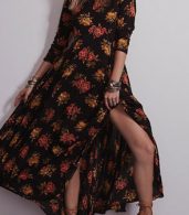 photo Fashion Floral Printing Maxi Dress by OASAP - Image 1