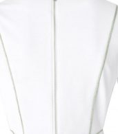 photo Fashion Front Keyhole 3/4 Sleeve Bodycon Pencil Dress by OASAP, color White - Image 8