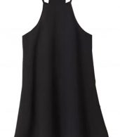photo Fashion Halter Neck Sleeveless A-Line Mini Dress by OASAP - Image 1