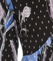 photo Fashion Long Sleeve Floral Print Boho A-Line Maxi Dress by OASAP, color Multi - Image 4