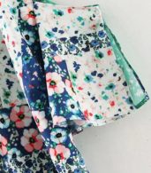 photo Fashion off Shoulder Short Sleeve Floral Print Dress by OASAP, color Multi - Image 7
