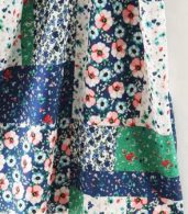 photo Fashion off Shoulder Short Sleeve Floral Print Dress by OASAP, color Multi - Image 8