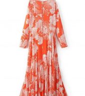 photo Fashion Spring Long Sleeve Floral Print Maxi Dress by OASAP - Image 12