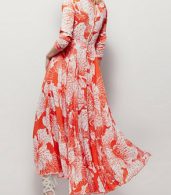 photo Fashion Spring Long Sleeve Floral Print Maxi Dress by OASAP - Image 8