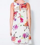 photo Fashion Summer Sleeveless Floral Printed Pullover Mini Dress by OASAP, color Multi - Image 3