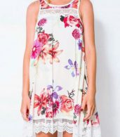 photo Fashion Summer Sleeveless Floral Printed Pullover Mini Dress by OASAP, color Multi - Image 4