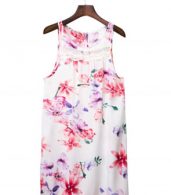 photo Fashion Summer Sleeveless Floral Printed Pullover Mini Dress by OASAP, color Multi - Image 5