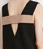 photo Fashion V-Neck Sleeveless Backless Shift Dress by OASAP, color Black - Image 5