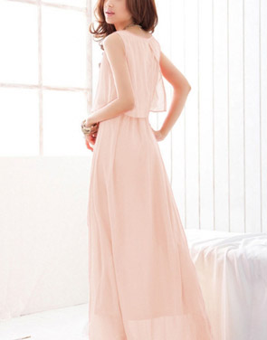 photo Female-chic Chiffon Long Dress by OASAP - Image 2