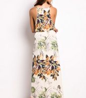 photo Floral Print Sleeveless Maxi Dress by OASAP, color Multi - Image 2