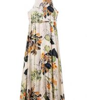 photo Floral Print Sleeveless Maxi Dress by OASAP, color Multi - Image 6