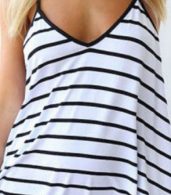 photo Gorgeous Striped Backless Mini Dress by OASAP, color White - Image 7
