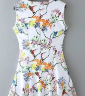 photo Grace Elements Sleeveless Print Mini Dress by OASAP, color Multi - Image 3