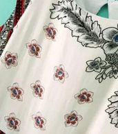 photo Handkerchief Pattern Sleeveless Shift Dress by OASAP, color Multi - Image 5