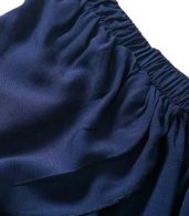photo Navy Pleated Off-the-Shoulder Dress by OASAP, color Navy - Image 4