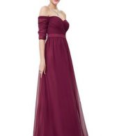 photo Off Shoulder Evening Gown with Sweetheart Neckline by OASAP - Image 3