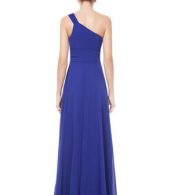 photo One Shoulder Rhinestones Floor Length Evening Party Dress by OASAP - Image 11