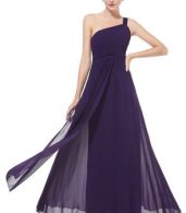 photo One Shoulder Rhinestones Floor Length Evening Party Dress by OASAP - Image 15