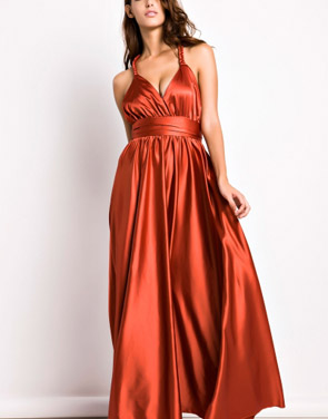 photo Ravishing Halter Neck Backless Ankle-Length Dress by OASAP, color Red - Image 2
