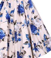 photo Retro Floral Print Sleeveless Design A-line Dress by OASAP - Image 5