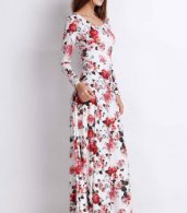 photo Rustic Romance Floral Long Sleeves Dress by OASAP, color Multi - Image 3