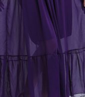 photo Slash Neck Ruffle Front Elastic Waist Boho Maxi Dress by OASAP, color Deep Purple - Image 6