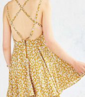 photo Sleeveless Floral PrinT-Backless Flare Dress by OASAP - Image 14