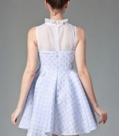 photo Sweet Flouncing Neckline Chiffon A-line Dress by OASAP - Image 2