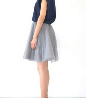 photo Two-Tone Mesh Paneled Midi Dress by OASAP - Image 4