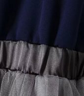 photo Two-Tone Mesh Paneled Midi Dress by OASAP - Image 9
