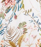 photo V-Neck Long Sleeve Floral Print High Low Slit Dress by OASAP, color Multi - Image 8