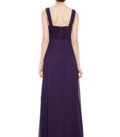 photo V-Neck Sleeveless Empire Waist Evening Party Dress by OASAP, color Purple - Image 2