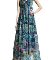 photo V-Neck Sleeveless Summer Printed Maxi Dress by OASAP, color Multi - Image 1