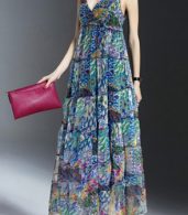 photo V-Neck Sleeveless Summer Printed Maxi Dress by OASAP, color Multi - Image 3