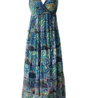 photo V-Neck Sleeveless Summer Printed Maxi Dress by OASAP, color Multi - Image 4