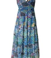 photo V-Neck Sleeveless Summer Printed Maxi Dress by OASAP, color Multi - Image 5