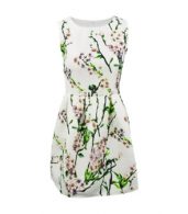 photo Vintage Floral Print Round Neck Sleeveless Dress by OASAP, color Multi - Image 6