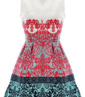 photo Vintage Jacquard Sleeveless Dress by OASAP - Image 11