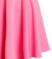 photo Zip Back Skater Dress with Buckle Straps by OASAP, color Fuchsia - Image 6