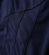 photo Plain Split Decorative Buttons Chic Round Neck Bodycon Dress by FashionMia, color Dark Blue - Image 6