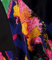 photo Assorted Colors Designed Asymmetric Neckline Bodycon Dress by FashionMia, color Peach - Image 6