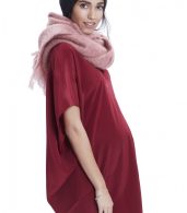 photo The Slouch Dress by Hatch Collection, color Red Cabernet - Image 2