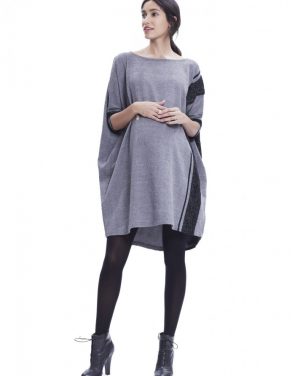 photo The Narelle Dress by Hatch Collection, color Slate Black Boucle - Image 1