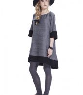 photo The Daniella Dress by Hatch Collection, color State Black Boucle - Image 5
